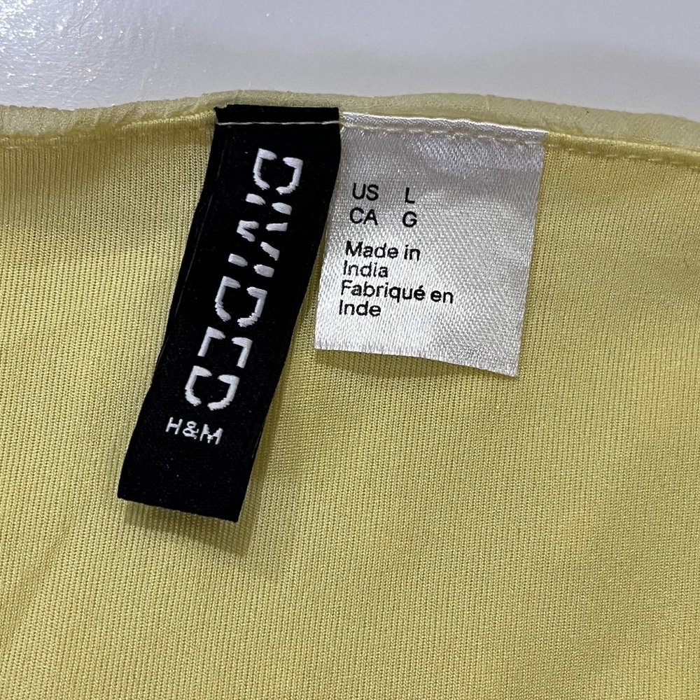H&M Yellow Ruffle Dress - Picture 3 of 10